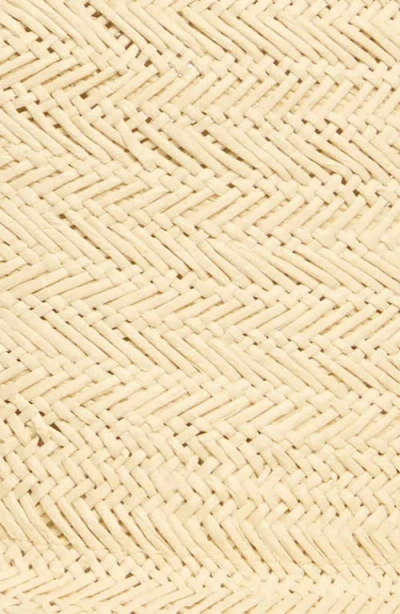 Vince Herringbone Weave Panama Hat In White
