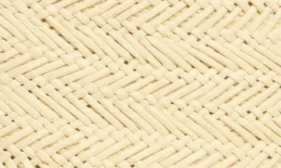 Vince Herringbone Weave Panama Hat In White