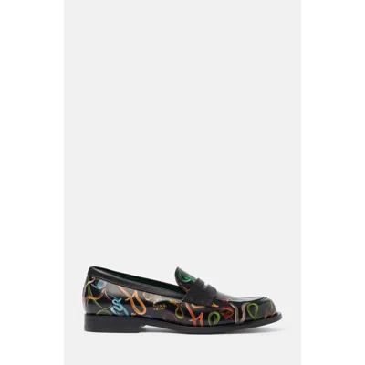 Scarosso Snakes Storm For Her Loafers In Black