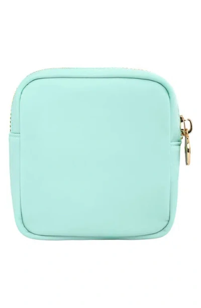 Stoney Clover Lane Palm Tree Embroidered Mini Pouch