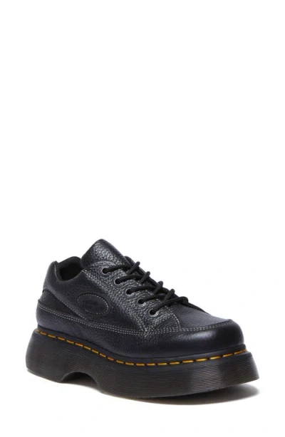 Dr. Martens Black Lowell Leather Moc Toe Derbys In Brown