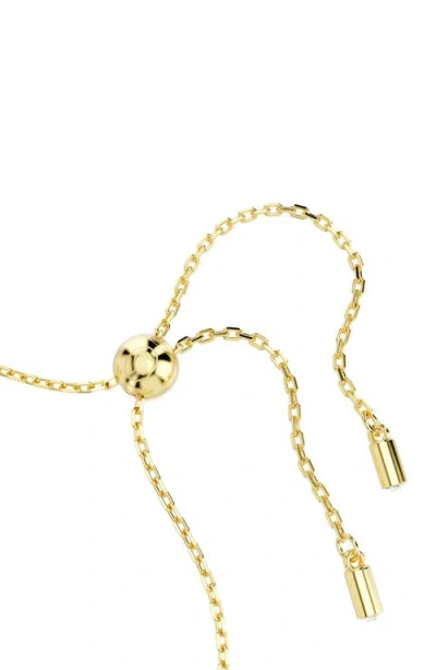 Swarovski Symbolic Charms Bracelet In Blue/gold Tone Plated