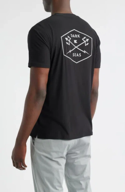 Dark Seas No Sweat Short Sleeve T-shirt In Black