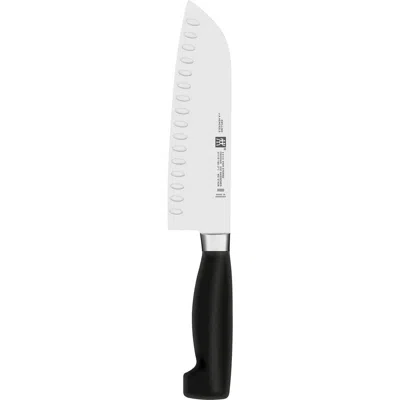 Zwilling Four Star 7" Hollow Edge Santoku Knife