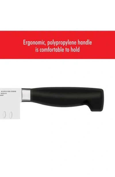 Zwilling Four Star 7" Hollow Edge Santoku Knife