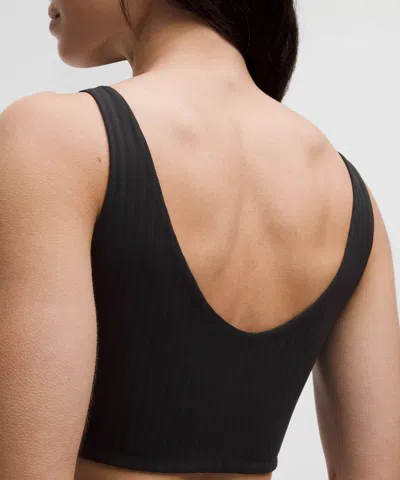 Lululemon Bend This Ribbed Scoop And Square Bra Light Support, A-c Cups