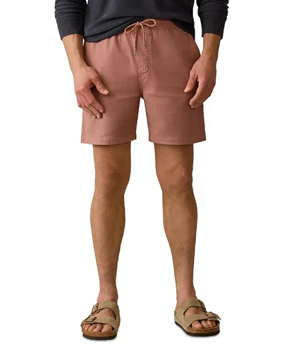 Faherty Essential Stretch Cotton Drawstring Shorts