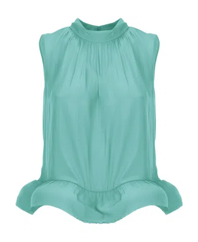 Lanvin Ruffle-hem Blouse