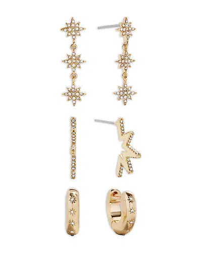 Baublebar Luna Set Of 3 Earrings In Gold