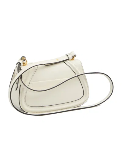 Gucci White Leather Blondie Medium Shoulder Bag