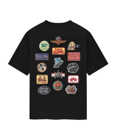 Amiri Men's Station Patch T-shirt In Black
