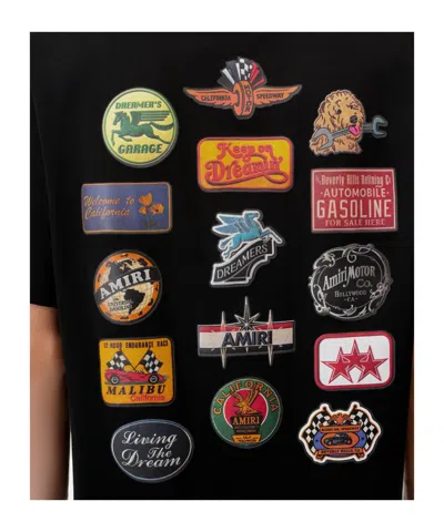 Amiri Men's Station Patch T-shirt In Black