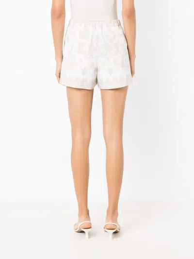 Valentino Geometric-print Drawstring Shorts