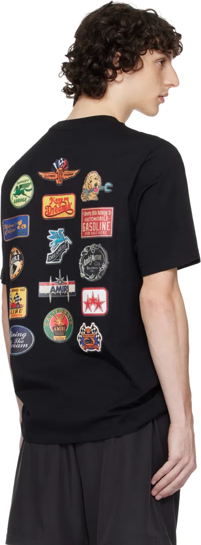 Amiri Men's Station Patch T-shirt In Black