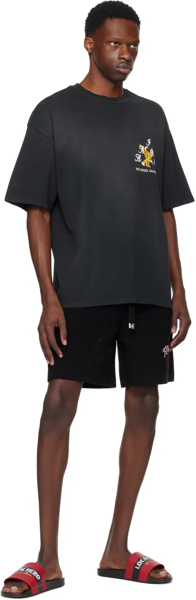 Amiri Eagle Crewneck T-shirt Embroidery