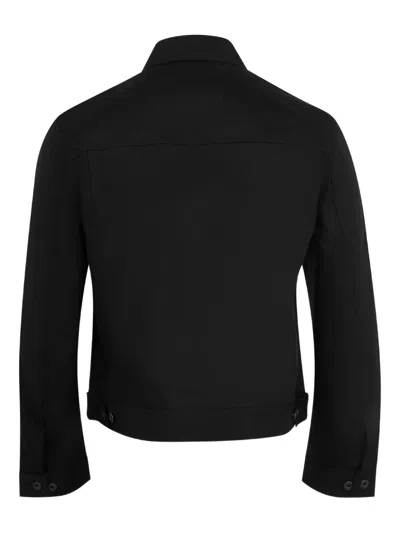 Rick Owens Drkshdw Black Hollywood Trucker Jacket In 09 Black