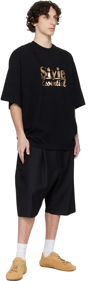 Abra Black 'style' T-shirt In Black