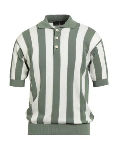 Filippo De Laurentiis Man Sweater Military Green Size 42 Cotton