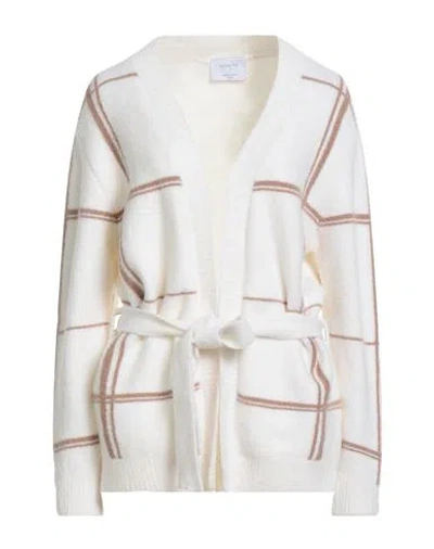 Daniele Fiesoli Collezione N_01 Woman Cardigan Cream Size S Merino Wool, Polyamide, Cashmere, Elasta