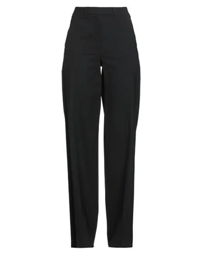 Marella Woman Pants Black Size 12 Polyester, Virgin Wool, Elastane