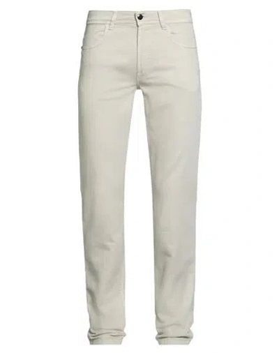 Re-hash Re_hash Man Pants Beige Size 32 Cotton, Lyocell, Elastane In Gray