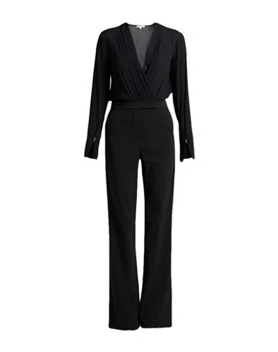 Patrizia Pepe Woman Jumpsuit Black Size 10 Polyester, Elastane In Black