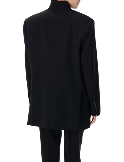 Attico Black Gabardine Blazer
