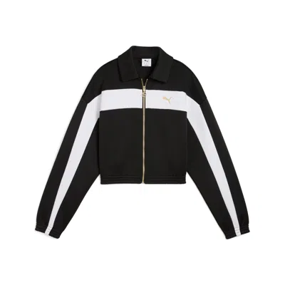 Puma Women's Relaxed Crop Track Jacket