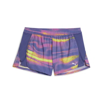Puma Women's Velocity All-over Print 3" Shorts