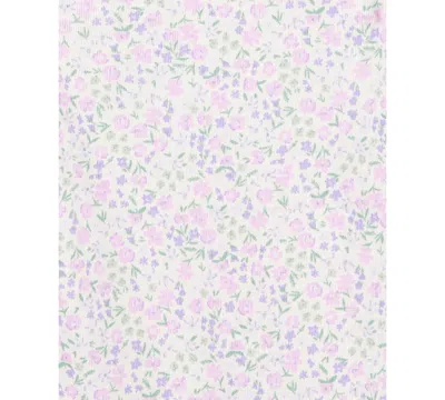 Carter's Baby Girls Round Neck Short Sleeve Rib 5-pc. Bodysuit