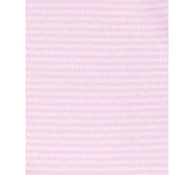 Carter's Baby Girls Round Neck Short Sleeve Rib 5-pc. Bodysuit