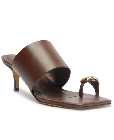Arezzo Women's Kendall Mid Stiletto Slip-on Sandals In Brown