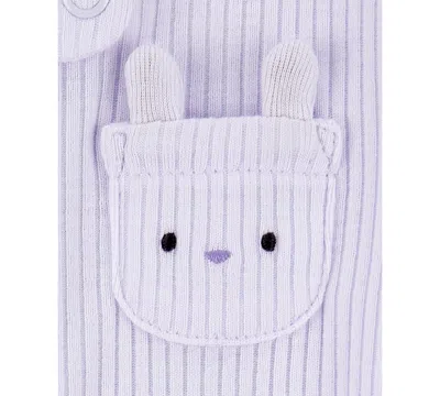 Carter's Baby Girls Sleep And Play In Purple