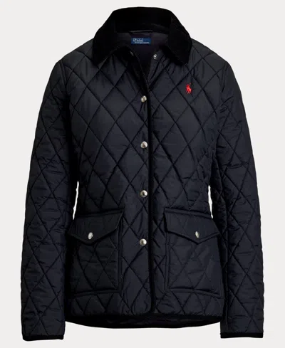 Polo Ralph Lauren Quilted Barn Jacket In Polo Black