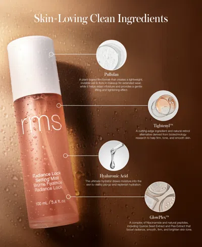 Rms Beauty Radiance Lock Setting Mist No Color In Transparent