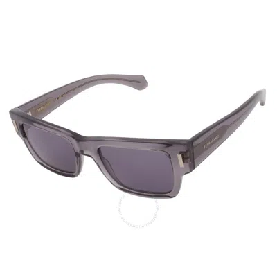 Ferragamo Gray Acetate Sunglasses
