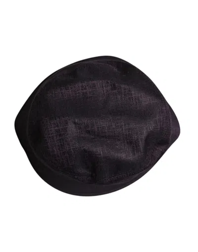 Dolce & Gabbana Black Wide Brim Nylon Bucket Men's Hat