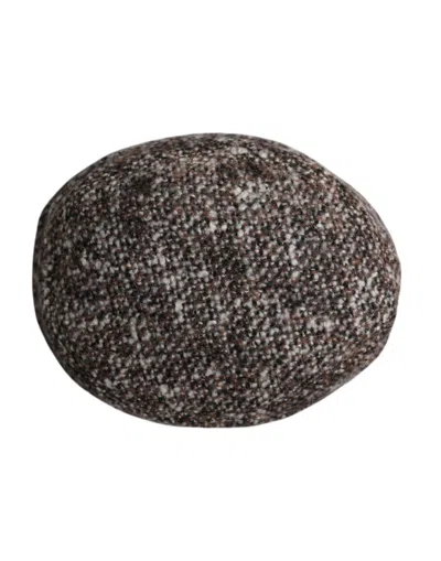 Dolce & Gabbana Brown Alpaca Wool Woven Bucket Men's Hat