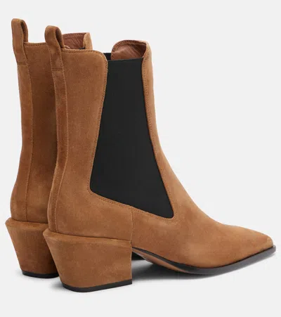 Paris Texas 50mm Bettina Leather Ankle Boots In Brown
