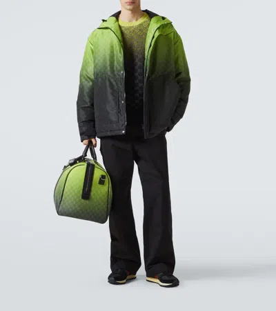 Gucci Sneaker Re-motion In Black Gg Fabric Men