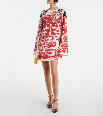 La Doublej La Double J Mini Supremes Swing Dress In Red