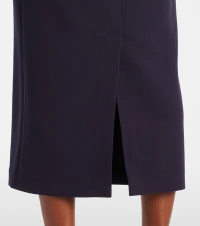 Safiyaa Off-shoulder Crepe Midi Dress In Multi