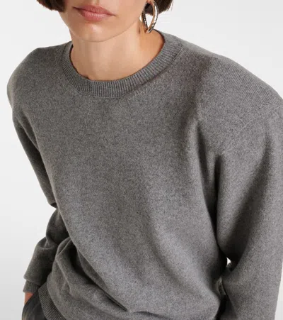 Stella Mccartney Cashmere And Wool Sweater In Gray