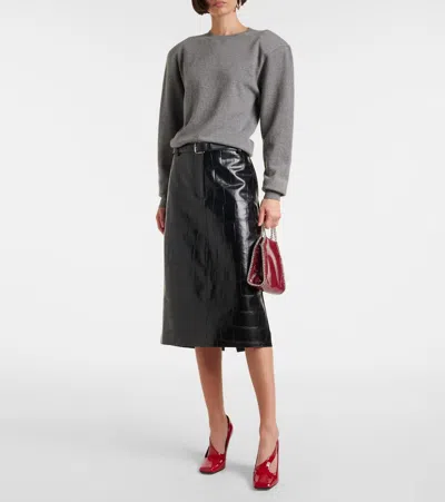 Stella Mccartney Cashmere And Wool Sweater In Gray