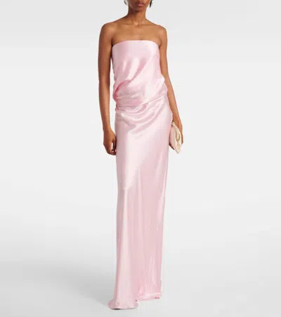 The Sei Draped Strapless Gown
