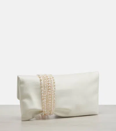 Jimmy Choo Zandra Embellished Satin Clutch