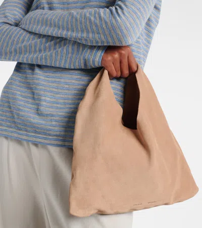 BINDLE S号绒面革托特包