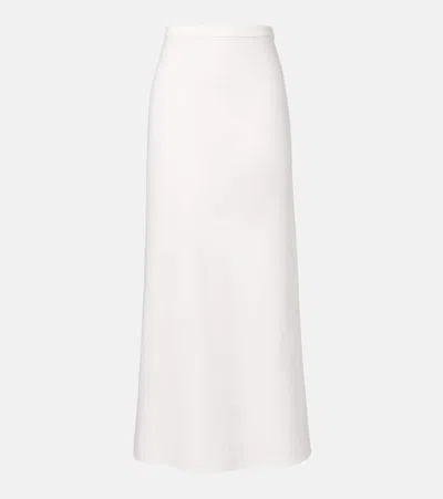 Max Mara Off-white Clavier Maxi Skirt In White