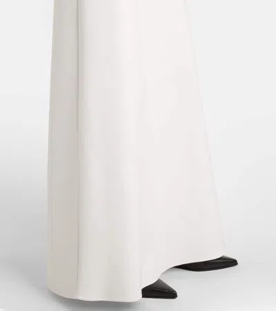 Max Mara Off-white Clavier Maxi Skirt In White