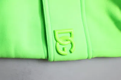 Dolce & Gabbana Neon Green Polyester Cargo Jogger Sweatmen's Men's Pants